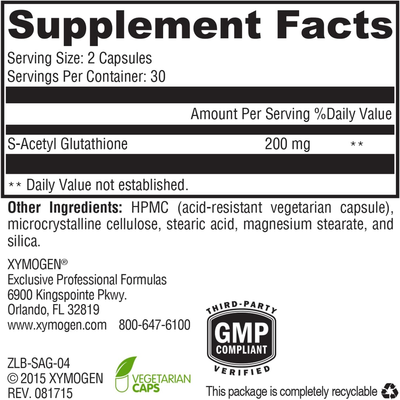 S-Acetyl Glutathione