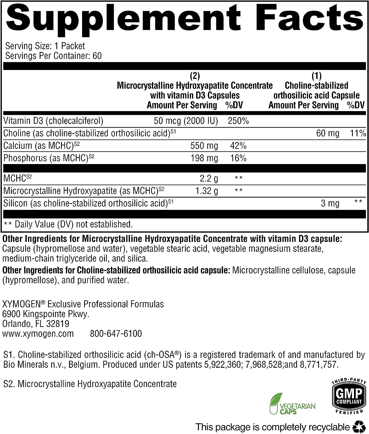 OSAplex™ 60 Packets