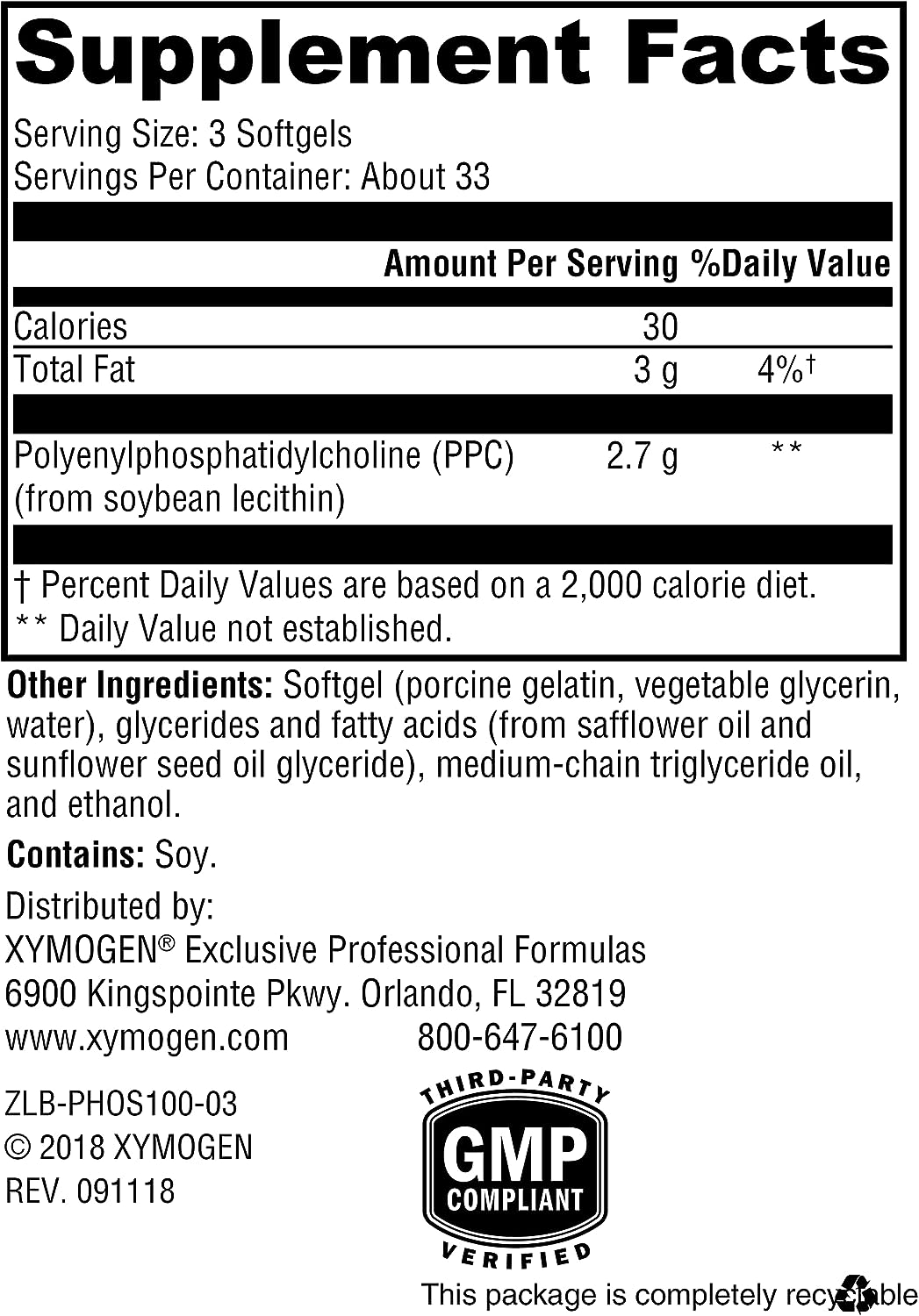 PhosphaLine™ 100 Softgels