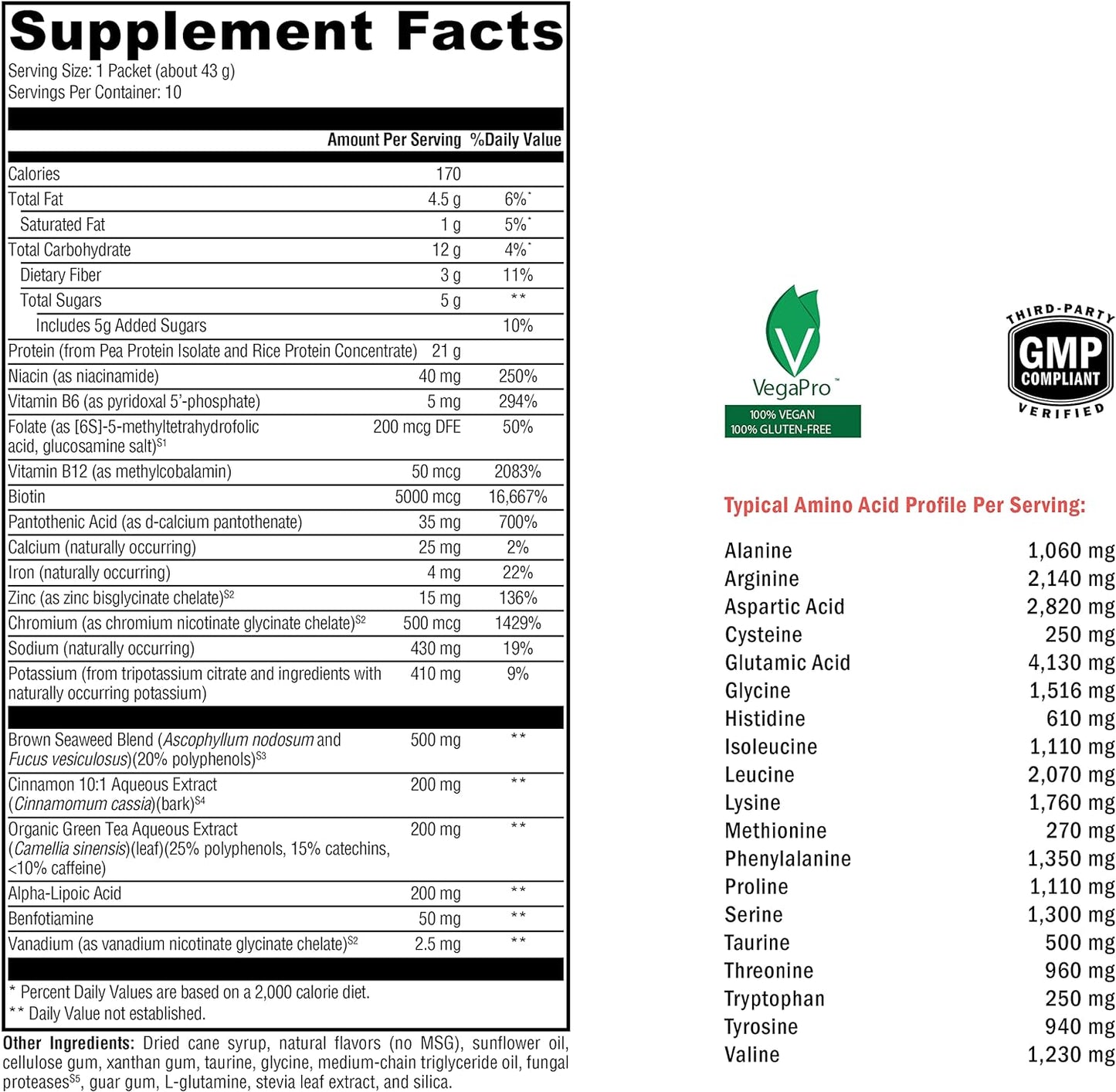 OptiMetaboliX™ 2:1 Vanilla Delight 10 Servings