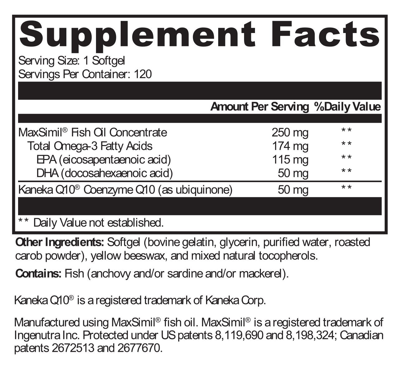 CoQmax™ Omega 50 mg