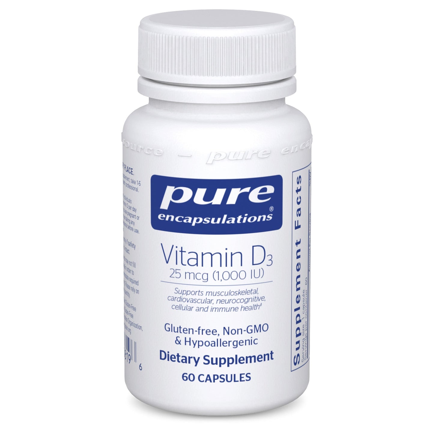 Vitamin D3 25 mcg (1,000 IU)