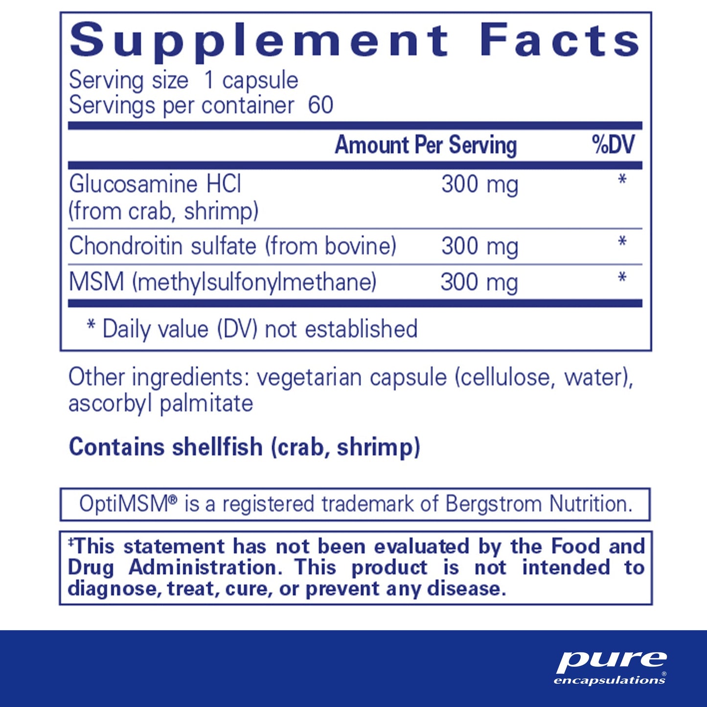 Glucosamine Chondroitin with MSM